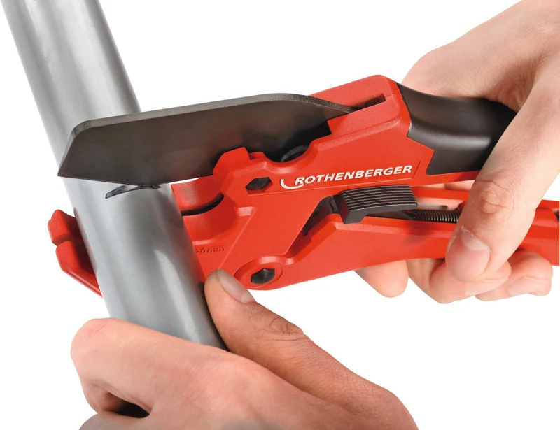 ROTHENBERGER ROCUT® 42 TWIN CUT Kunststoffschere für PE/PEX/PB/PVC/PPR Rohre bis 42 mm