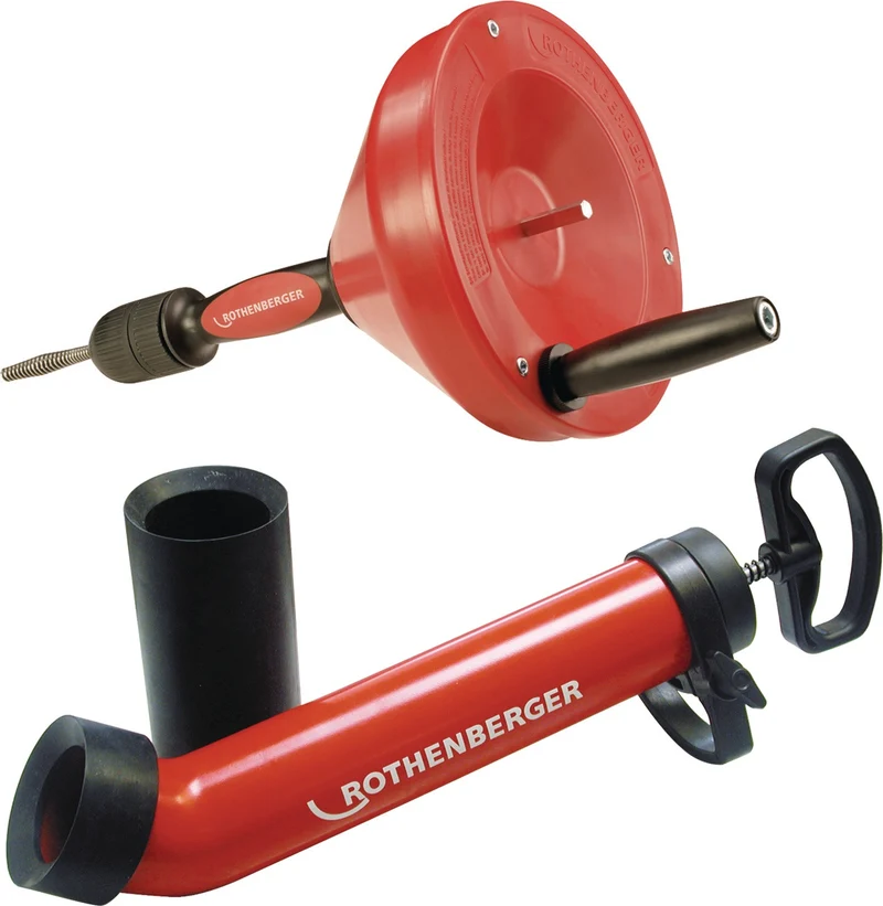 ROTHENBERGER Promo-Set Die Freimacher 2-tlg. – Saugdruckreiniger & Handrohrreiniger