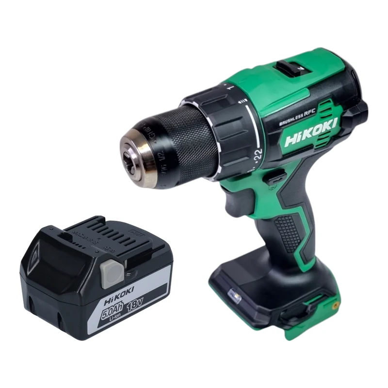 Hikoki DS18DE W4Z Akku Bohrschrauber 18 V 70 Nm Brushless + 1x Akku 5,0 Ah - ohne Ladegerät