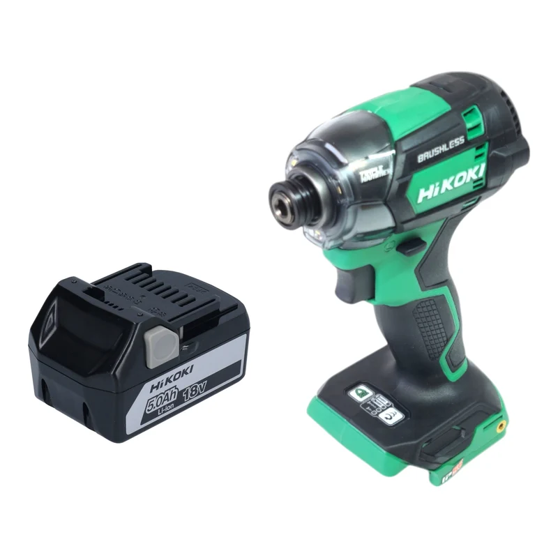 Hikoki WH 18 DC Akku Schlagschrauber 18 V 210 Nm 1/4'' Brushless + 1x Akku 5,0 Ah - ohne Ladegerät