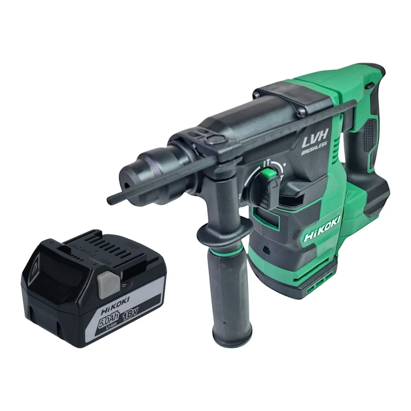 Hikoki DH1826 DAW4Z Akku Kombihammer 18 V 3,2 J SDS-Plus Brushless + 1x Akku 5,0 Ah - ohne Ladegerät
