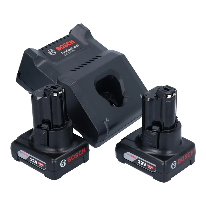 Bosch GSR 12V-30 Professional Akku Bohrschrauber 12 V 30 Nm Brushless + 2x Akku 6,0 Ah + Ladegerät + Koffer
