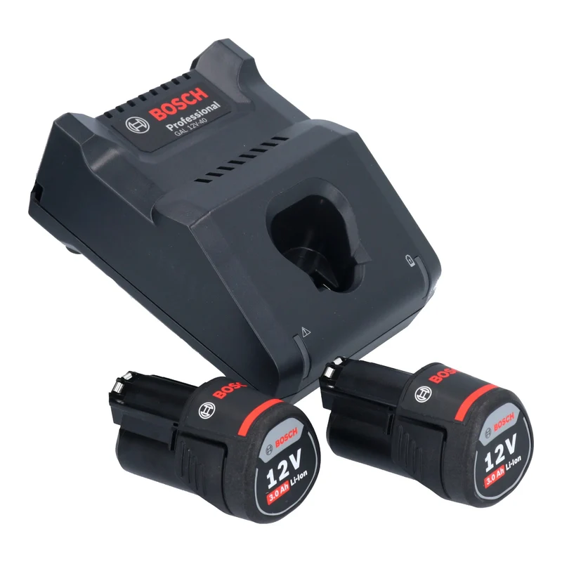 Bosch GSR 12V-30 Professional Akku Bohrschrauber 12 V 30 Nm Brushless + 2x Akku 3,0 Ah + Ladegerät + Koffer
