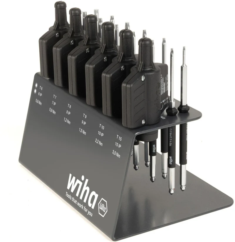 WIHA Drehmomentschraubendreher-Satz 2921 19-teilig 0,6-3 Nm einstellbar mit easyTorque Key