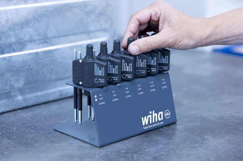 WIHA Drehmomentschraubendreher-Satz 2921 19-teilig 0,6-3 Nm einstellbar mit easyTorque Key