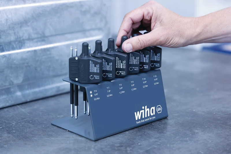 WIHA Drehmomentschraubendreher-Satz 2921 19-teilig 0,6-3 Nm einstellbar mit easyTorque Key