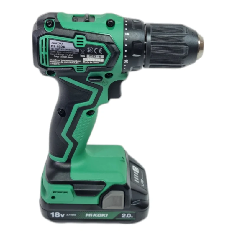 HiKOKI DS18 DDWRZ Akku Bohrschrauber 18 V 55 Nm Brushless + 2x Akku 2,0 Ah + Ladegerät + Koffer