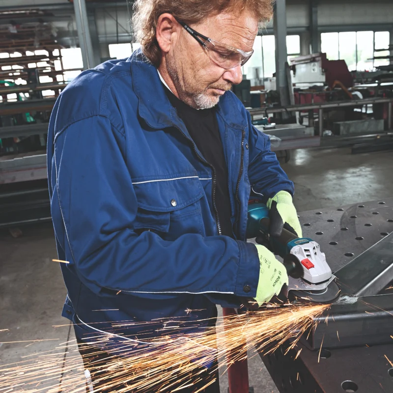Bosch GWS 18V-10 Professional Akku Winkelschleifer 18 V 125 mm Brushless + 1x Akku 4,0 Ah + Ladegerät