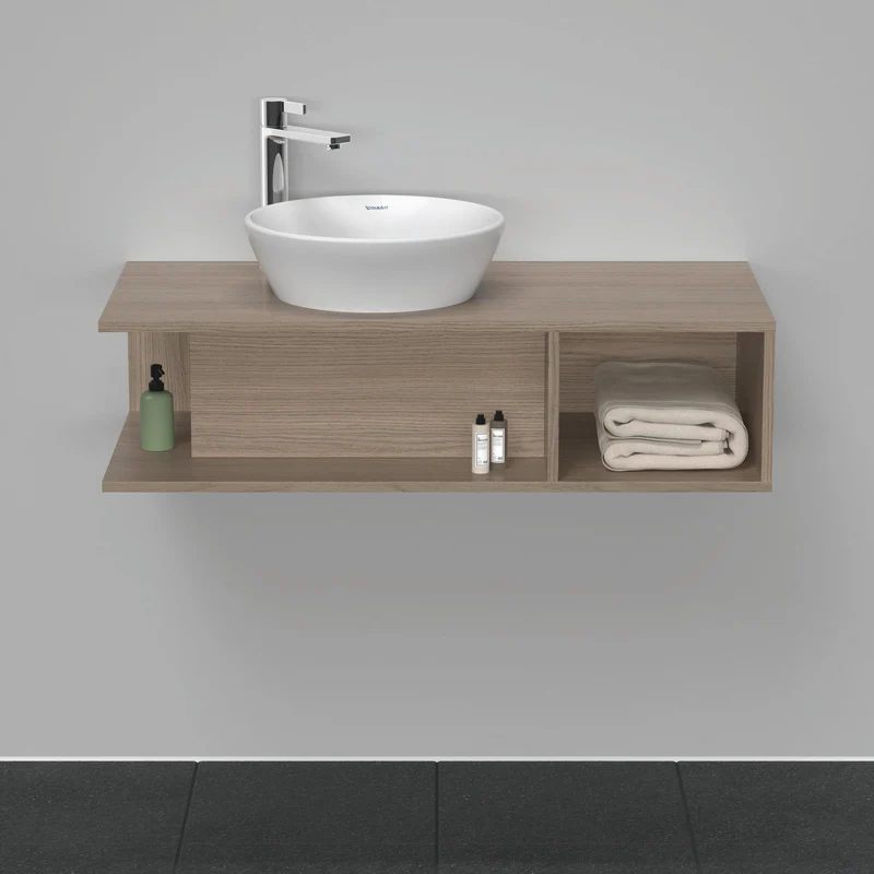 DURAVIT D-Neo WTU wandh.,1 offenes Fach r., Eiche Terra