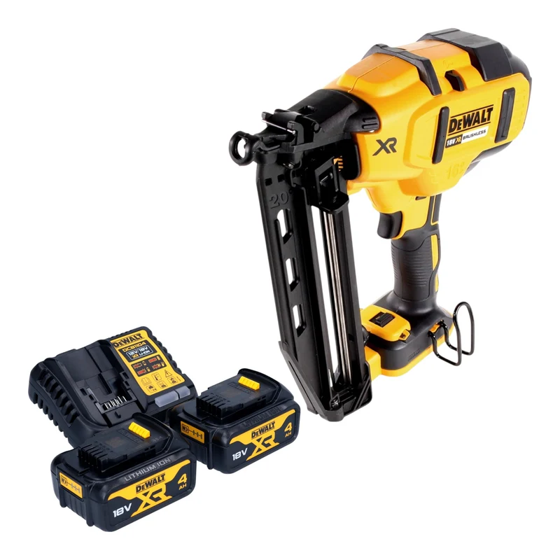 DeWalt DCN 660 M2 Akku Nagler 18V 32 - 63 mm Brushless + 2x Akku 4,0 Ah + Ladegerät