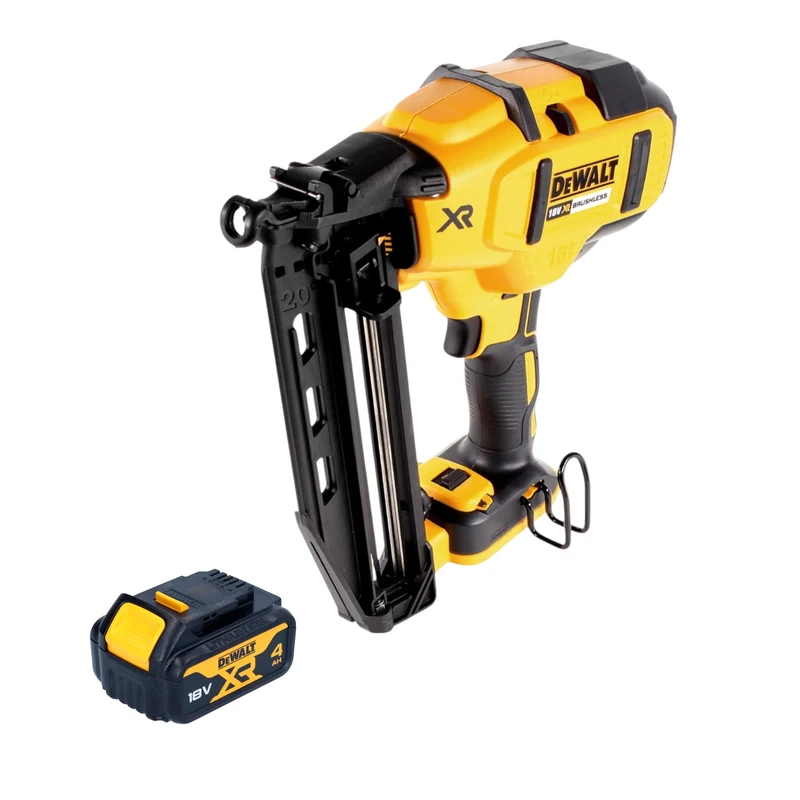 DeWalt DCN 660 N Akku Nagler 18V 32 - 63 mm Brushless + 1x Akku 4,0 Ah - ohne Ladegerät