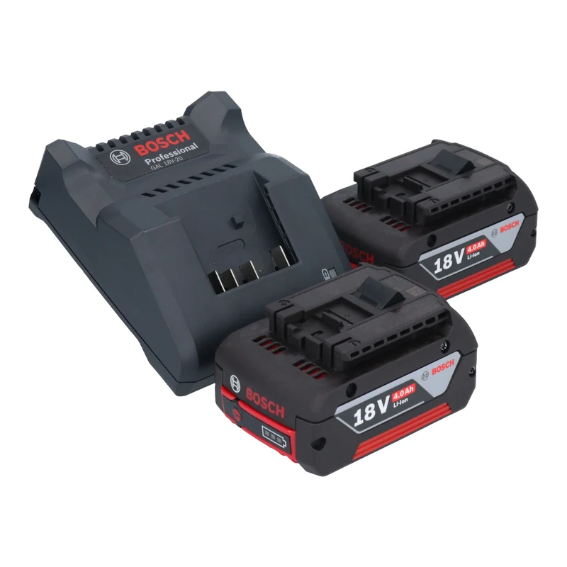 Bosch GKM 18V-50 Professional Akku Metall Handkreissäge 18 V 136 mm Brushless + 2x Akku 4,0 Ah + Ladegerät + L-Boxx