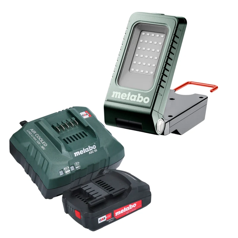 Metabo BSA 18-1000 Akku Baustrahler 18 V 1000 lm + 1x Akku 2,0 Ah + Ladegerät