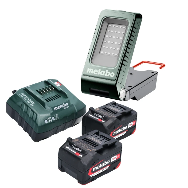 Metabo BSA 18-1000 Akku Baustrahler 18 V 1000 lm + 2x Akku 4,0 Ah + Ladegerät