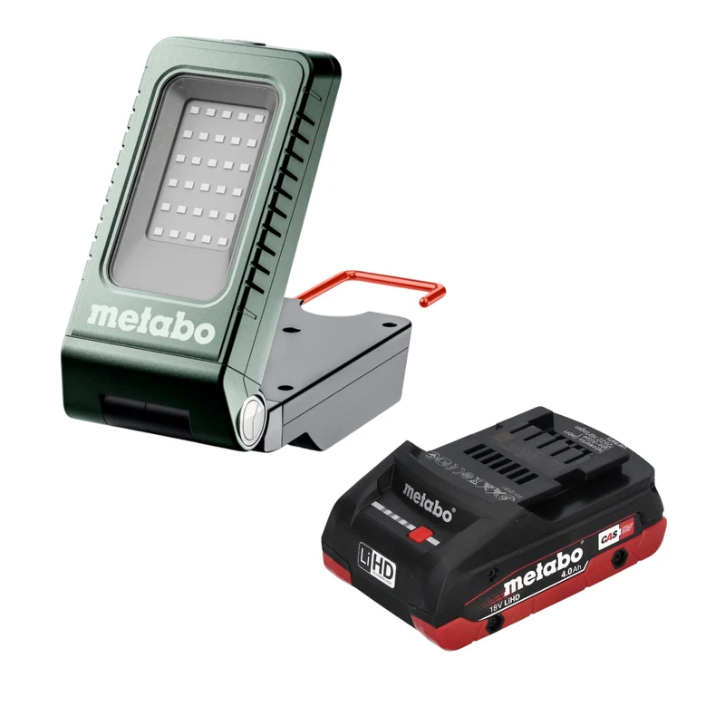 Metabo BSA 18-1000 Akku Baustrahler 18 V 1000 lm + 1x LiHD Akku 4,0 Ah - ohne Ladegerät