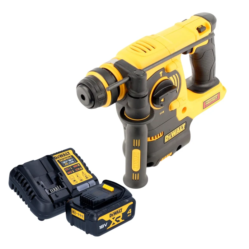 DeWalt DCH 253 M1 Akku Kombihammer 18 V 2,1 J SDS plus + 1x Akku 4,0 Ah + Ladegerät
