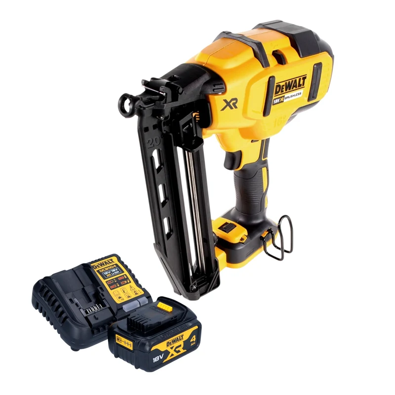 DeWalt DCN 660 M1 Akku Nagler 18V 32 - 63 mm Brushless + 1x Akku 4,0 Ah + Ladegerät