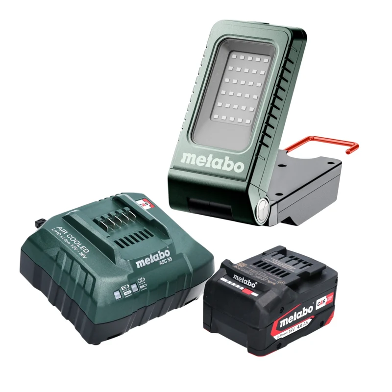 Metabo BSA 18-1000 Akku Baustrahler 18 V 1000 lm + 1x Akku 4,0 Ah + Ladegerät
