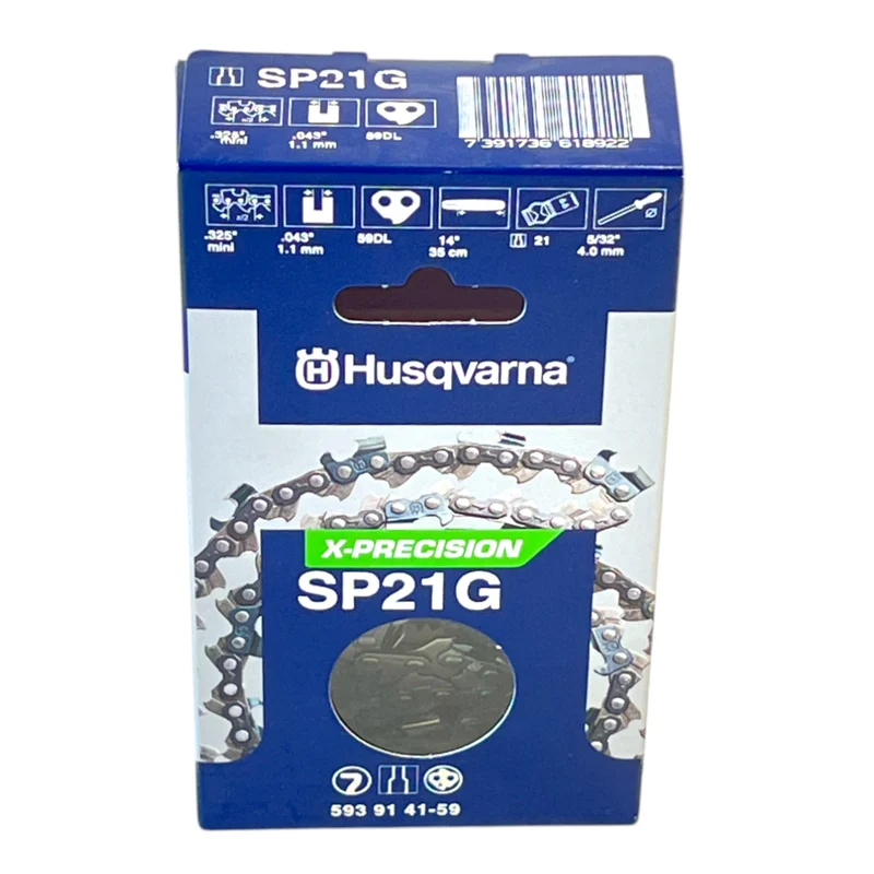Husqvarna X-Precision SP21G Sägekette 35 cm .325" mini 1,1 mm ( 593914159 ) für Motorsägen
