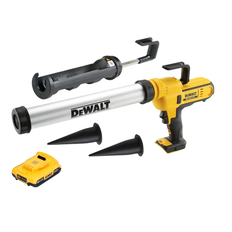 DeWalt DCE 581 NK Akku Kartuschenpistole 18 V 310 ml + 1x Akku 2,0 Ah + Koffer - ohne Ladegerät