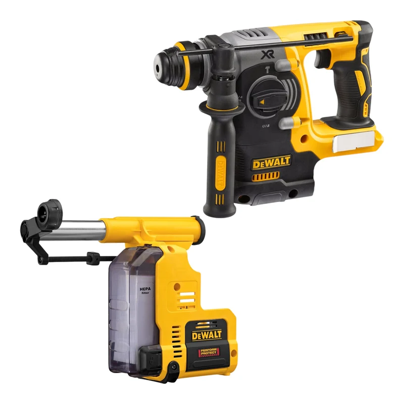 DeWalt DCH 273 N Akku Kombihammer 18 V 2,1 J SDS Plus Brushless + D 25303 DH Staubabsaugung - ohne Akku, ohne Ladegerät