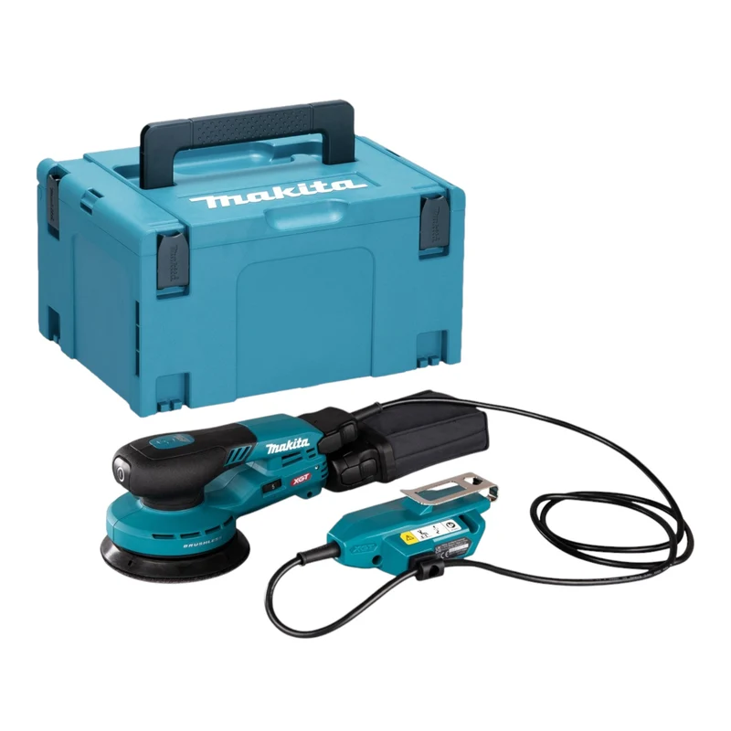 Makita BO 001 CGZ01 Akku Exzenterschleifer 40 V max. 125 mm 5,0 mm Hub Brushless + Makpac - ohne Akku, ohne Ladegerät