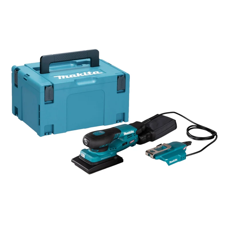 Makita BO 005 CGZ01 Akku Schwingschleifer 40 V max. 80 x 130 mm 3,0 mm Hub Brushless + Makpac - ohne Akku, ohne Ladegerät