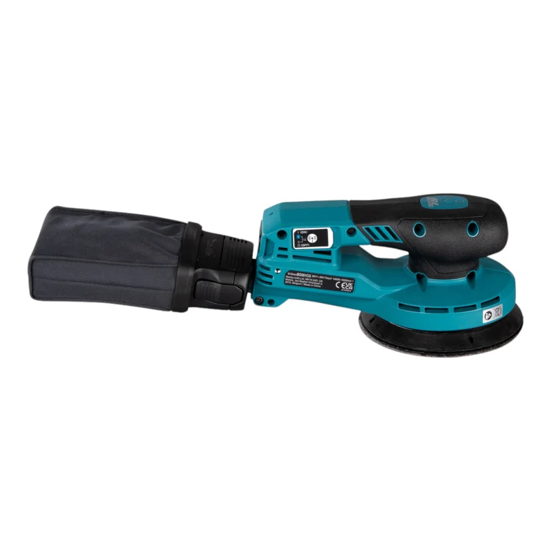 Makita BO 001 CGM201 Akku Exzenterschleifer 40 V max. 125 mm 5,0 mm Hub Brushless + 2x Akku 4,0 Ah + Ladegerät