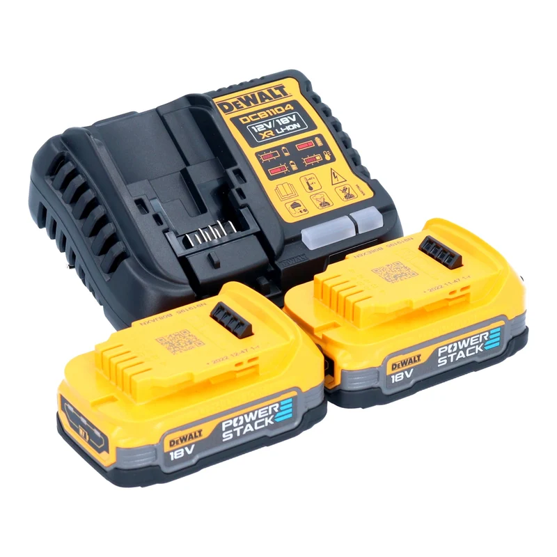 DeWalt DCE 581 E2K Akku Kartuschenpistole 18 V 310 ml + 2x Powerstack Akku 1,7 Ah + Ladegerät + Koffer