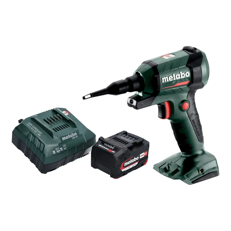 Metabo BP 18 LTX BL Akku Blaspistole 18 V Brushless + 1x Akku 4,0 Ah + Ladegerät