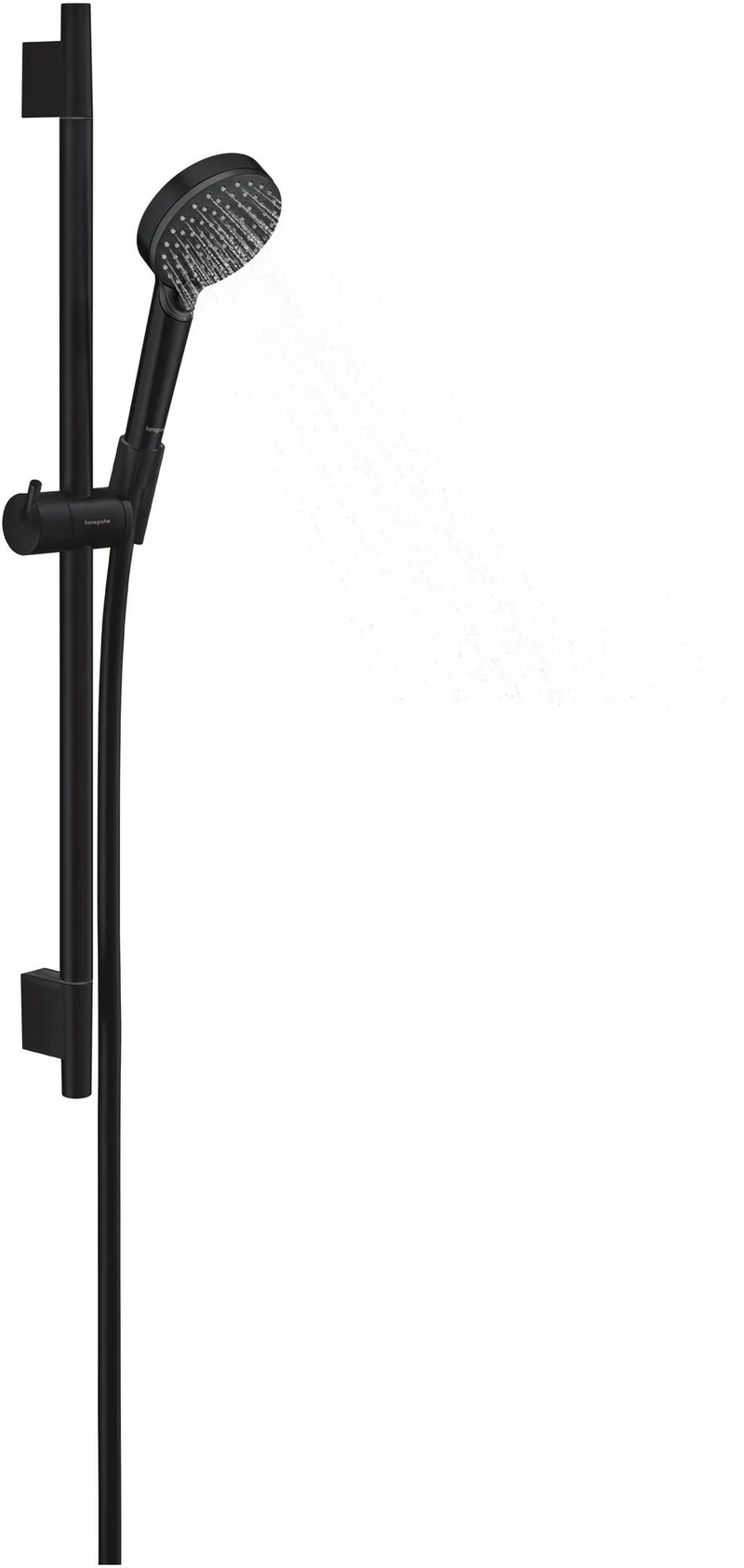 HANSGROHE VERNIS Blend Brauseset Vario/Unica 650 mm mattschwarz mit Handbrause und Brausestange