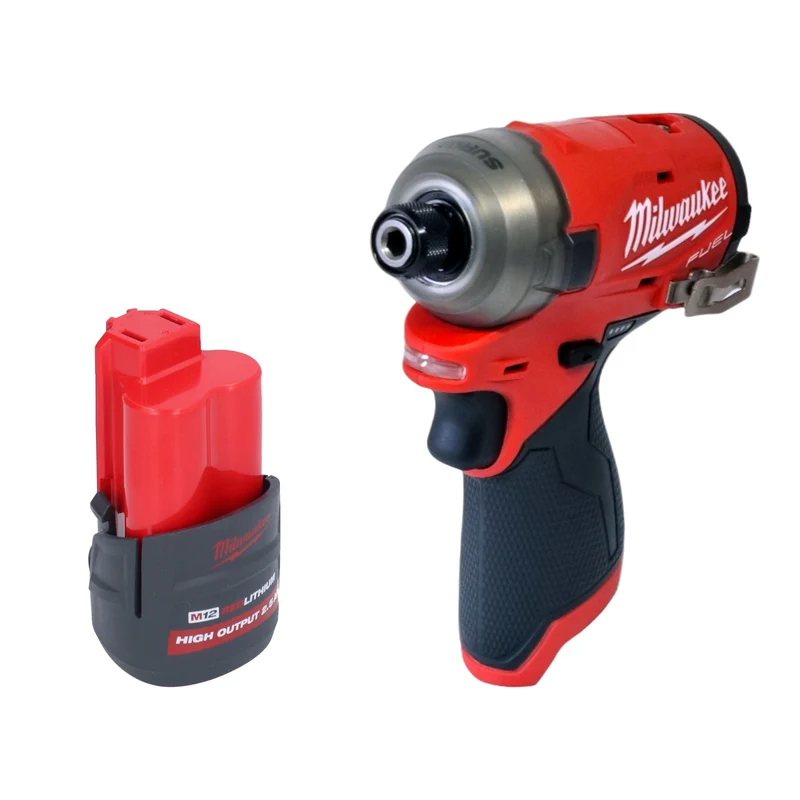 Milwaukee M12 FQID-251 Akku Schlagschrauber 12 V 50 Nm 1/4" Brushless + 1x Akku 2,5 Ah - ohne Ladegerät