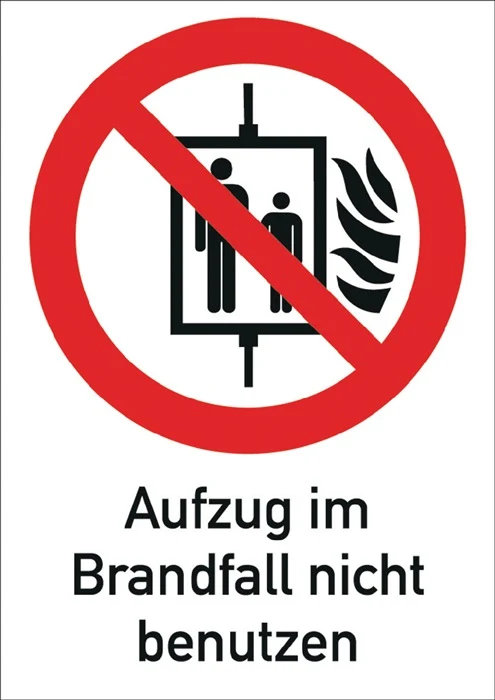 Verbotszeichen ( 3000277612 ) ASR A1.3/DIN EN ISO 7010 Folie 10 Stück