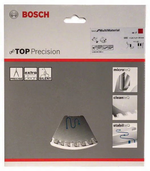 Bosch EXPERT Laminated Panel Kreissägeblatt 165 mm, 48 Zähne, HLTCG, für NE-Metalle, Kunststoffe und Holz