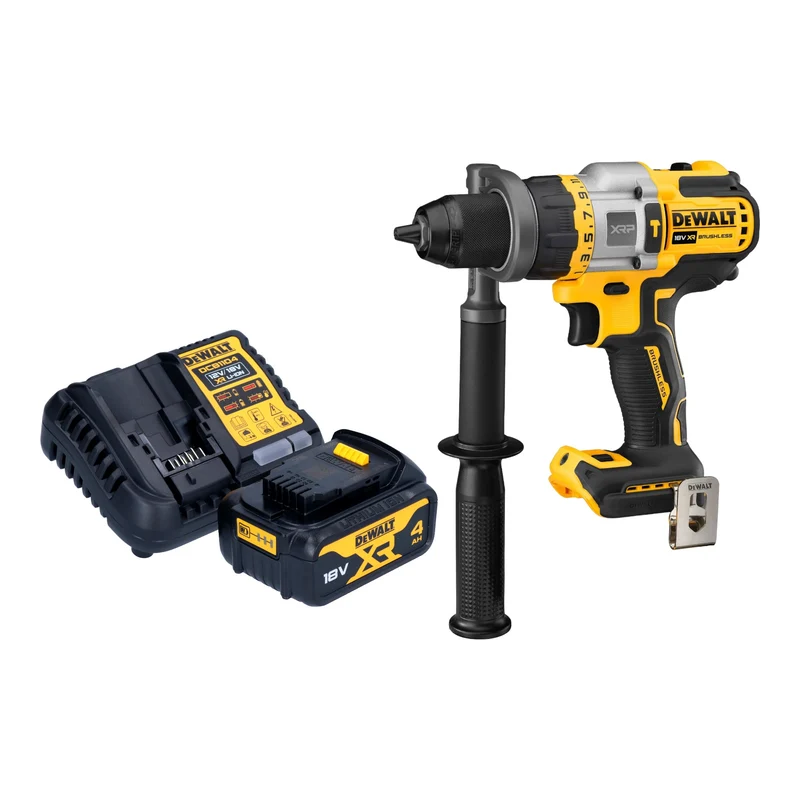 DeWalt DCD 999 M1 Akku Schlagbohrschrauber 18 V 95 Nm Brushless + 1x Akku 4,0 Ah + Ladegerät