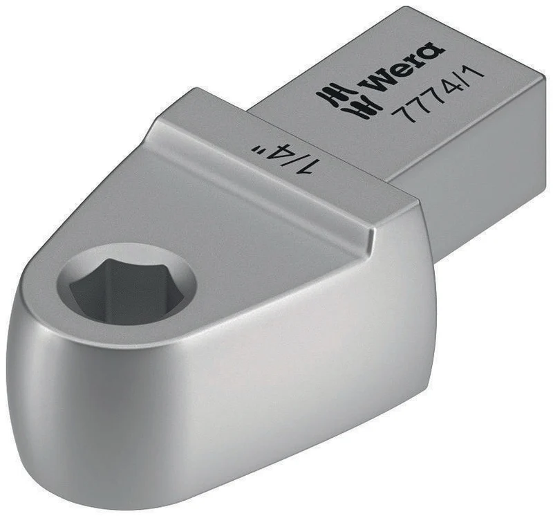 WERA Einsteckbitadapter 7774/1 1/4 Zoll 9x12 mm CV-Stahl für Click-Torque X