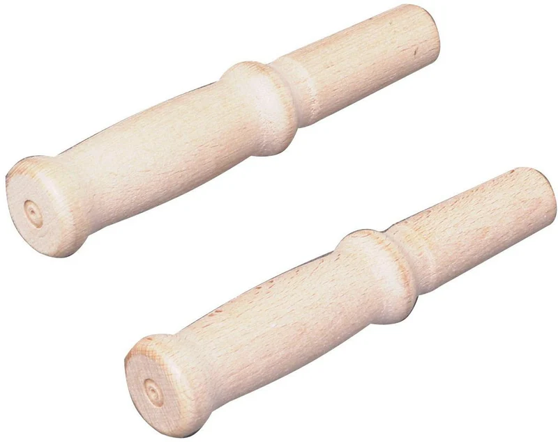 MÜBA Holzgriff für Schubkarre Fargo 4205 100 115 – 2 Stück, passgenau aus Holz