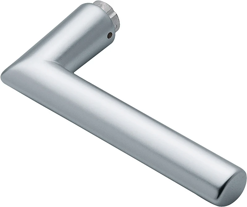 HOPPE Türdrückerlochteil Stockholm 1140 Aluminium F1 naturfarbig 8 mm Vierkant DIN L/R