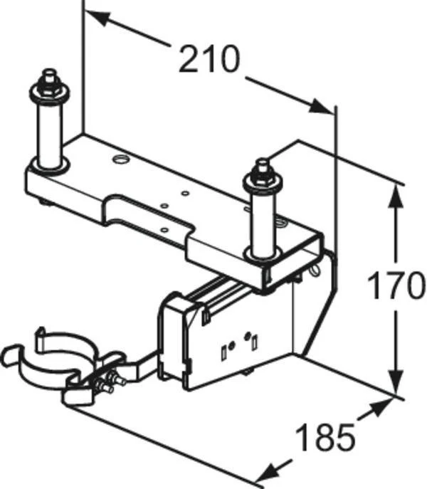 IDEAL STANDARD Wartungsarm Sphero schwenkbar – Sanitär-Zubehör für Urinal-Armaturen