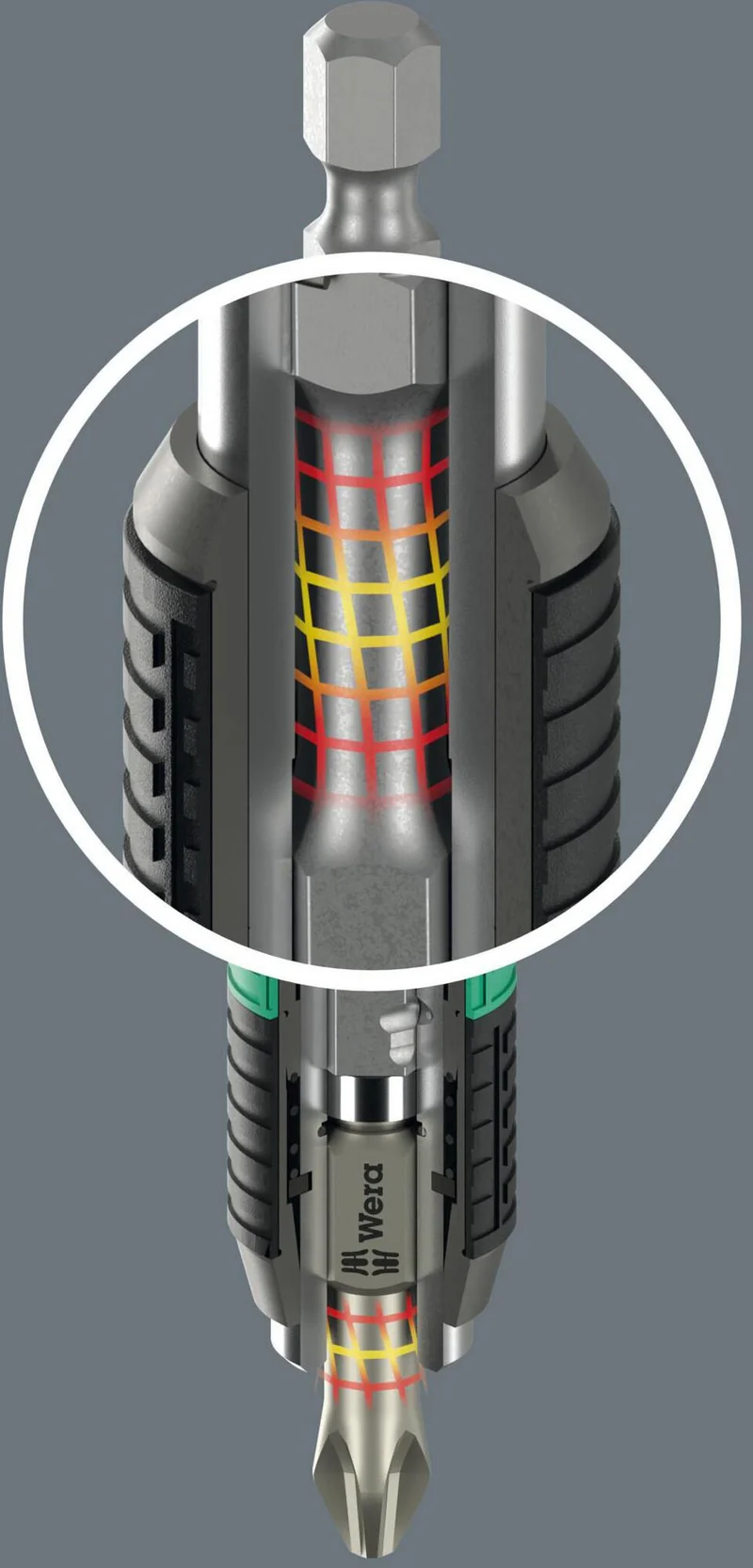 Wera Bit 800/1 BTZ für Schlitzschrauben 5,5 mm, 25 mm Länge, 1/4 Zoll Antrieb