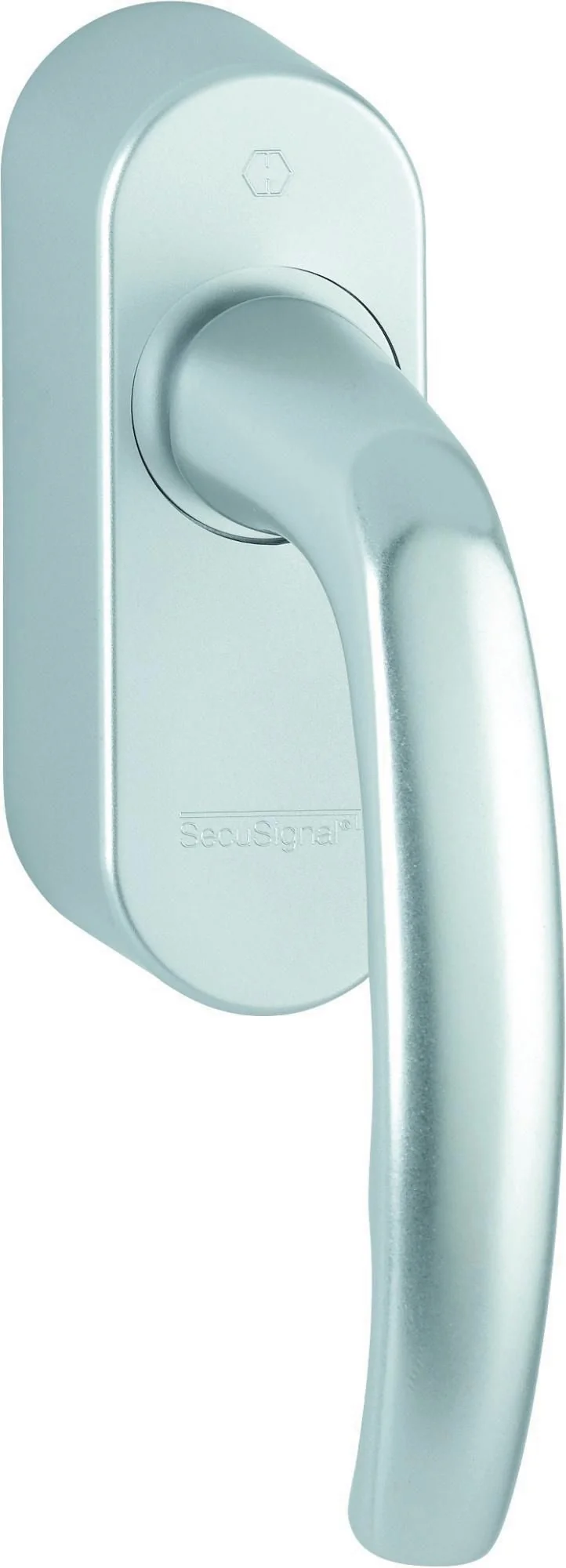 HOPPE eFenstergriff Atlanta 0530/FR-408 Aluminium 32-42 mm SecuSignal® Funk-Fenstergriff