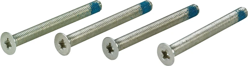 HOPPE Schraubenset Türdicke 65-90 mm M4x75 mm vernickelt für Feuerschutz-Innentüren