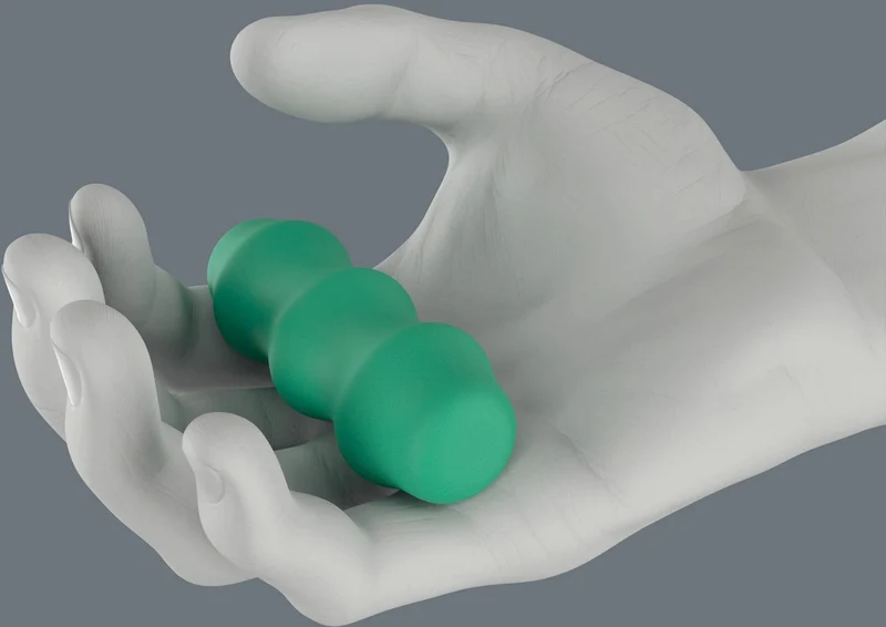 WERA Bithandhalter 813 A6 Kraftform mit 1/4″ Außensechskant und Abrollschutz