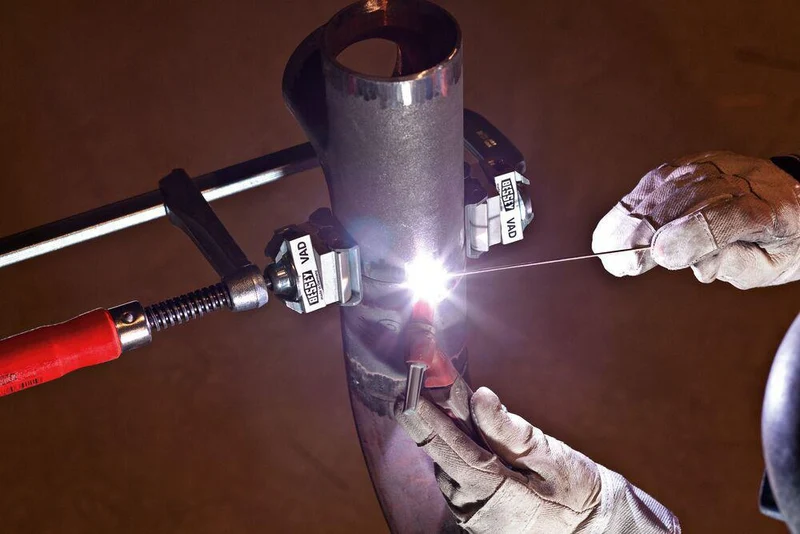 BESSEY Spannaufsatz VAD für TG, GZ und GMZ – Stufenlose Winkelanpassung von 60° innen bis 60° außen, 2 Stück/Beutel