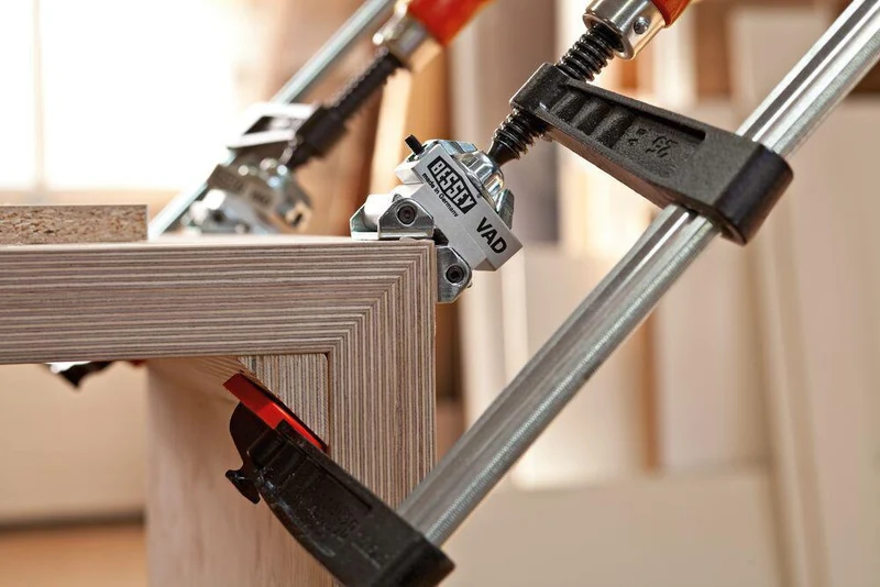 BESSEY Spannaufsatz VAD für TG, GZ und GMZ – Stufenlose Winkelanpassung von 60° innen bis 60° außen, 2 Stück/Beutel