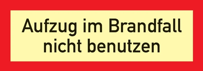 Brandschutzzeichen DIN 4066 ( 3000277596 ) L297xB105 mm Folie 10 Stück