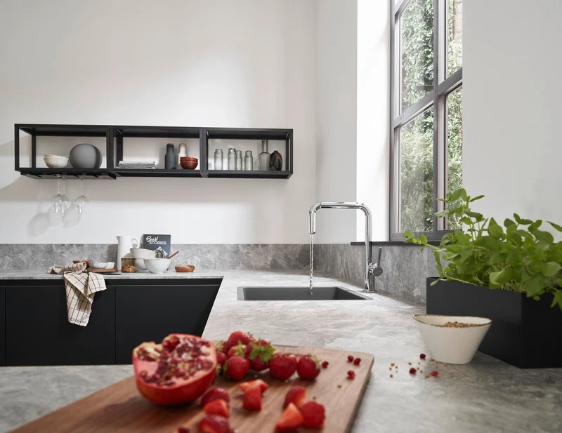 Hansgrohe Schneidebrett Eiche F16 – Passend für S51 SilicaTec & S71 Edelstahlspülen