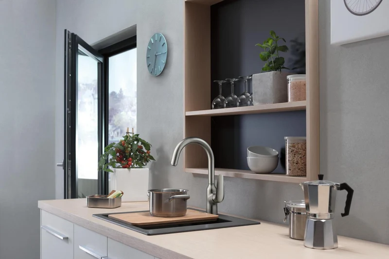Hansgrohe Schneidebrett Eiche F16 – Passend für S51 SilicaTec & S71 Edelstahlspülen