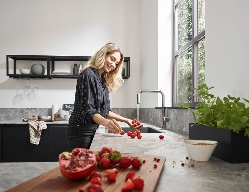 Hansgrohe Schneidebrett Eiche F16 – Passend für S51 SilicaTec & S71 Edelstahlspülen