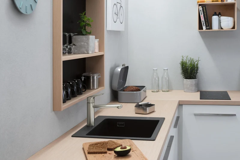 Hansgrohe Schneidebrett Eiche F16 – Passend für S51 SilicaTec & S71 Edelstahlspülen